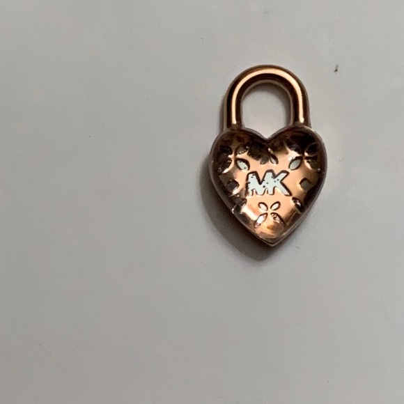 Michael Kors rose gold Logo Love Earrings - Picture 4 of 5